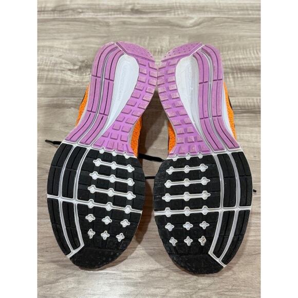 Nike Women's Air Zoom Pegasus 32 Orange & Black Size 8.5 - Picture 8 of 13